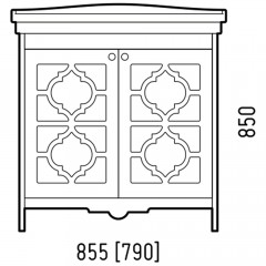 Комплект мебели Corozo Манойр 85