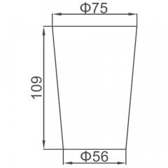 Стакан Ledeme L752-1