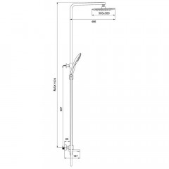 Душевая система Gappo Futura G2417-60