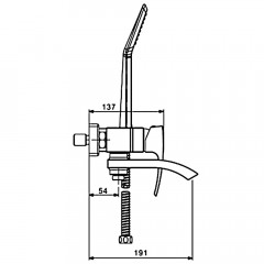 Смеситель для ванны Gappo Jacob G3207-8