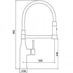 Смеситель для кухни Gappo G98 G4398-51