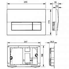 Инсталляция Roca Active 89011001R + унитаз Cerutti Maiella aria B-2370-3 безободковый с сиденьем