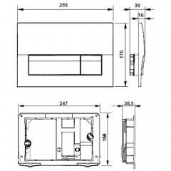 Инсталляция Roca Active 89011001R + унитаз Cerutti Sella aria B-2376-3 безободковый с сиденьем