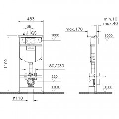 Комплект VitrA Norm Fit 9773B099-7207