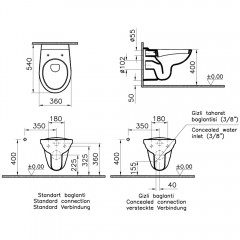 Комплект VitrA Norm Fit 9773B099-7207