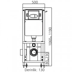 Инсталляция SantiLine SL-01 + унитаз SantiLine SL-5009 с сиденьем