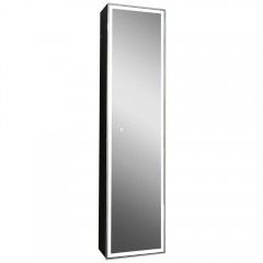 Зеркало-пенал Континент Mirror Box black LED 400x1600