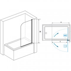 Шторка на ванну RGW Screens SC-09 60 06110906-11