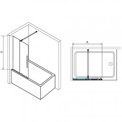 Шторка на ванну RGW Screens SC-47 120 41114712-11