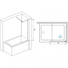 Шторка на ванну RGW Screens SC-052 70 35115207-11