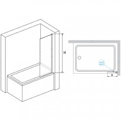 Шторка на ванну RGW Screens SC-056-8B 30 35110562830-14