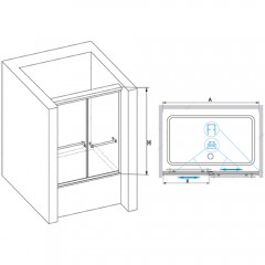Шторка на ванну RGW Screens SC-60 170 01116017-11
