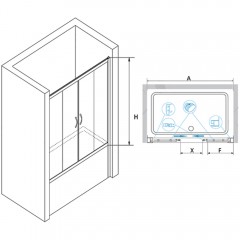 Шторка на ванну RGW Screens SC-61 150 01116115-21