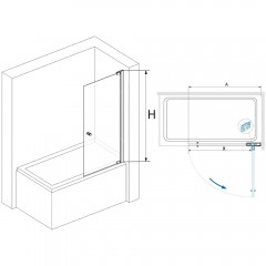 Шторка на ванну RGW Screens SC-102 85 011110285-11