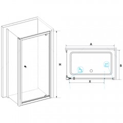 Душевое ограждение RGW Passage PA-35 70x70 04083577-011
