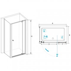 Душевое ограждение RGW Passage PA-44B 70x90 04084479-014