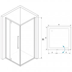 Душевое ограждение RGW Stilvoll SV-34 100x100 06323400-11