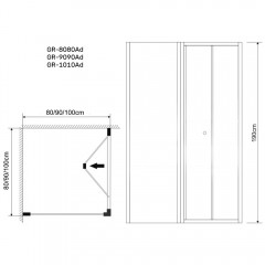 Душевое ограждение Grossman Advans GR-9090Ad