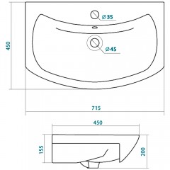 Комплект мебели ASB-Mebel Мессина 70/2