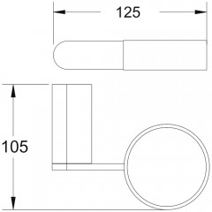 Стакан Rose RG1712T