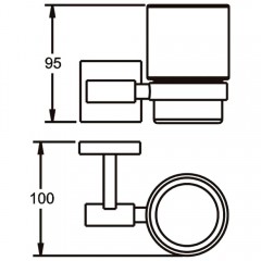 Стакан Rose RG3012H