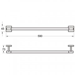 Полотенцедержатель Rose RG3017H