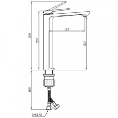 Смеситель для раковины Boch Mann Viva XLB BM9135