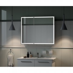 Зеркало-шкаф Континент Allure LED 1000x800