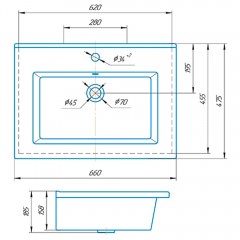 Комплект мебели ASB-Mebel Белмонти 65 белый