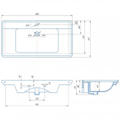 Комплект мебели ASB-Woodline Толедо 105 капучино массив ясеня