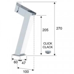 Смеситель для раковины Remer Flash ZC10L