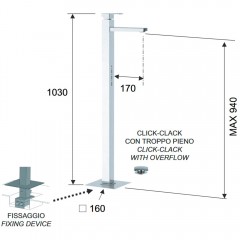 Смеситель для раковины напольный Remer Q-Design QD18