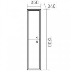 Пенал Brevita Кристиан 35 L Кри-05035-01-01Л