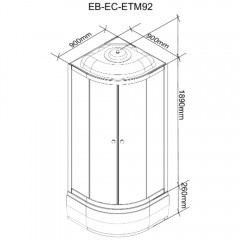 Душевая кабина Parly EBM921
