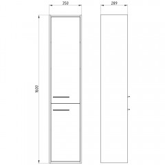 Пенал ASB-Mebel Монца 35