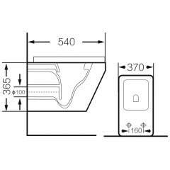 Инсталляция WeltWasser Marberg 410 SE + унитаз Bloomix Main 1208 безободковый с сиденьем