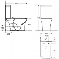 Унитаз Cerutti Vettore MB CT9241 безободковый