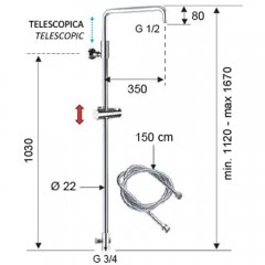 Душевая колонна Remer 330A