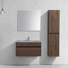 Тумба с раковиной Vincea Chiara 800 R.Oak