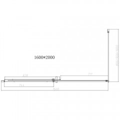 Душевое ограждение Vincea Dice VSR-4D1016CL