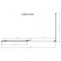 Душевое ограждение Vincea Slim-N VSR-4SN9013CL