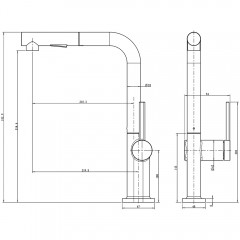 Смеситель для кухни Paulmark Neo Ne214419-431