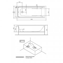 Ванна акриловая Am.Pm Gem W90A-150-070W-A1