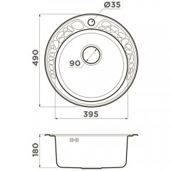 Мойка кухонная Omoikiri Tovada 49-IN