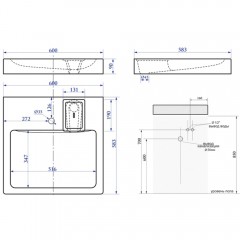 Раковина Teymi Kati pro 60x60 T50410