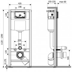 Инсталляция Teymi Aina 45 T70001 + кнопка смыва Lina T70103BM + унитаз Teymi Hanna Pro T40901 безободковый с сиденьем