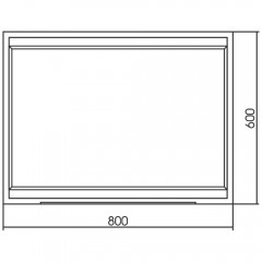 Зеркало Teymi Helmi 80x60 T20309IR