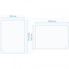 Зеркало Teymi Solli 100x70 T20256