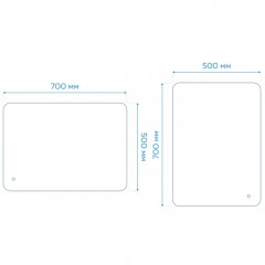 Зеркало Teymi Solli 50x70 T20257