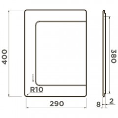 Доска разделочная Omoikiri CB-BASIC-380-WD